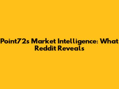 Point72's Market Intelligence: What Reddit Reveals